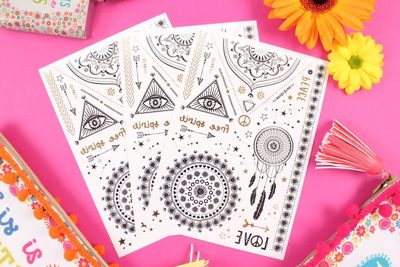 Wholesale festival temporary tattoos